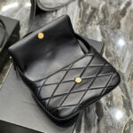 Saint Laurent Le 57 Shoulder Bag In Quilted Lambskin 698567 Black